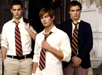 Chace Crawford, Ed Westwick, Penn Badgley, Gossip Girl Chace Crawford, Ed Westwick, Penn Badgley, Gossip Girl